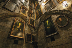 The Portrait Gallery located inside Hogwarts castle. Photo courtesy Universal Studios Hollywood