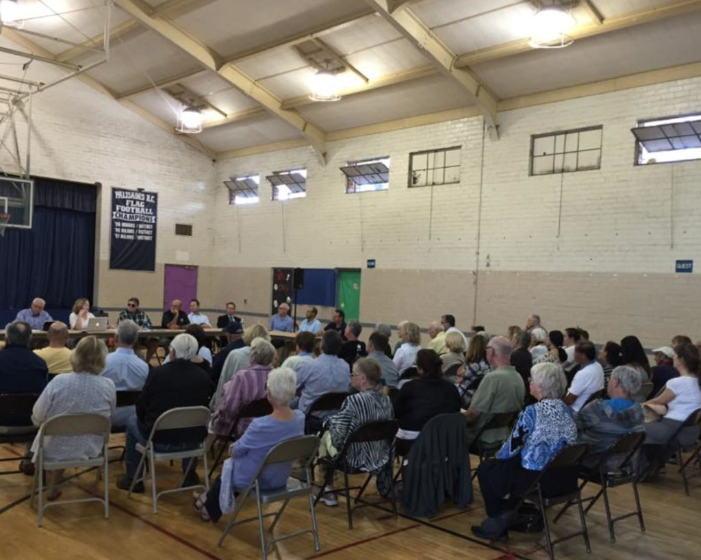 The Pacific Palisades Parks Advisory Board meeting on July 6. 