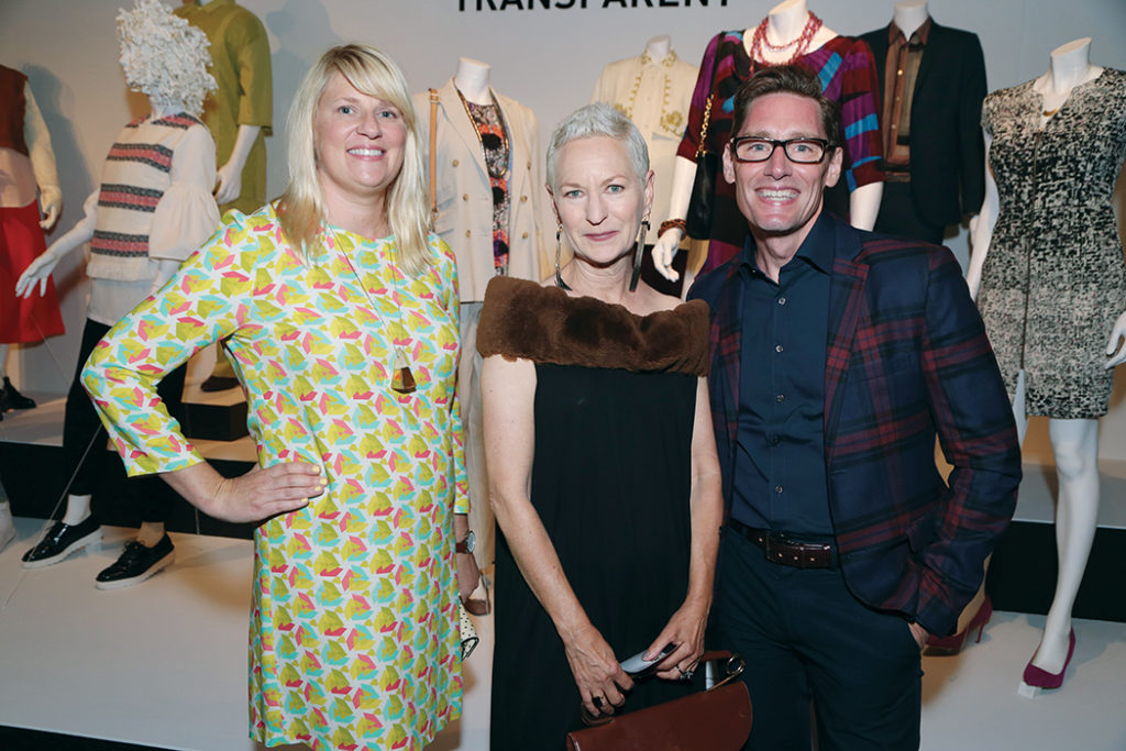Emmy-nominated costume designers Marie Schley (Transparent), Lou Eyrich (American Horror Story) and Daniel Lawson (The Good Wife) attended opening night of FIDM’s 10th Annual Art of Television Costume Design exhibition on July 30.