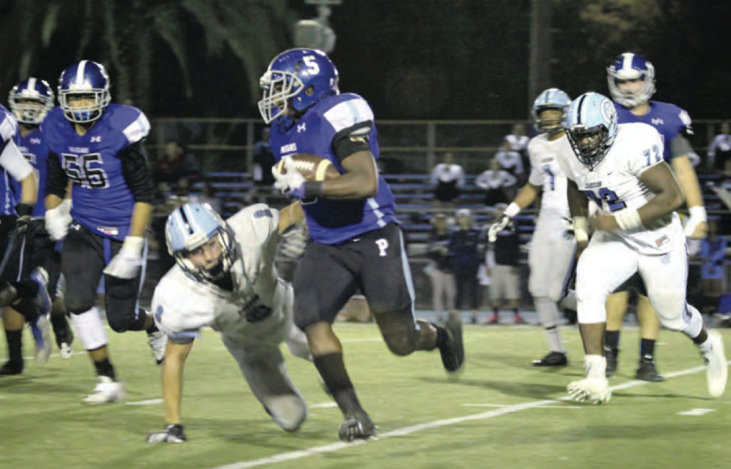 PaliHi Dolphins Football Wins Routs Carson 410 in Playoff Opener